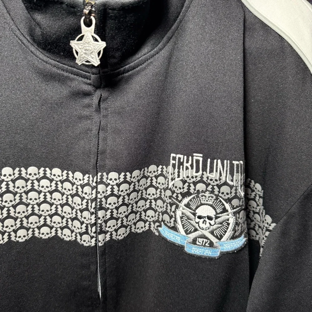 Vintage Y2K Ecko Unlimited Skull Track Jacket 3XL Streetwear